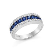 Anello Miluna Donna Premium Gemme Preziosi in Oro Zaffiro LID3475 - LID3475